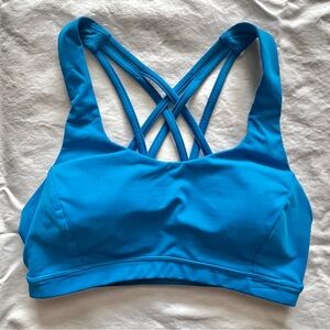 Lululemon Free to Be Serene Sports Bra Poolside Blue